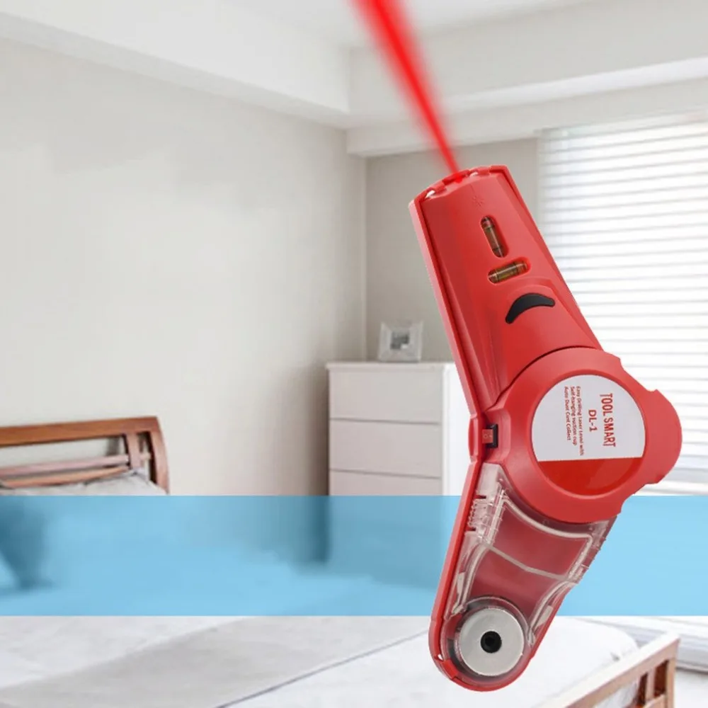 

Multi-function Drill Guide Line Laser 90 Degree Angle Laser Level Professional DIY Drilling Helper High Accuracy Level Tool