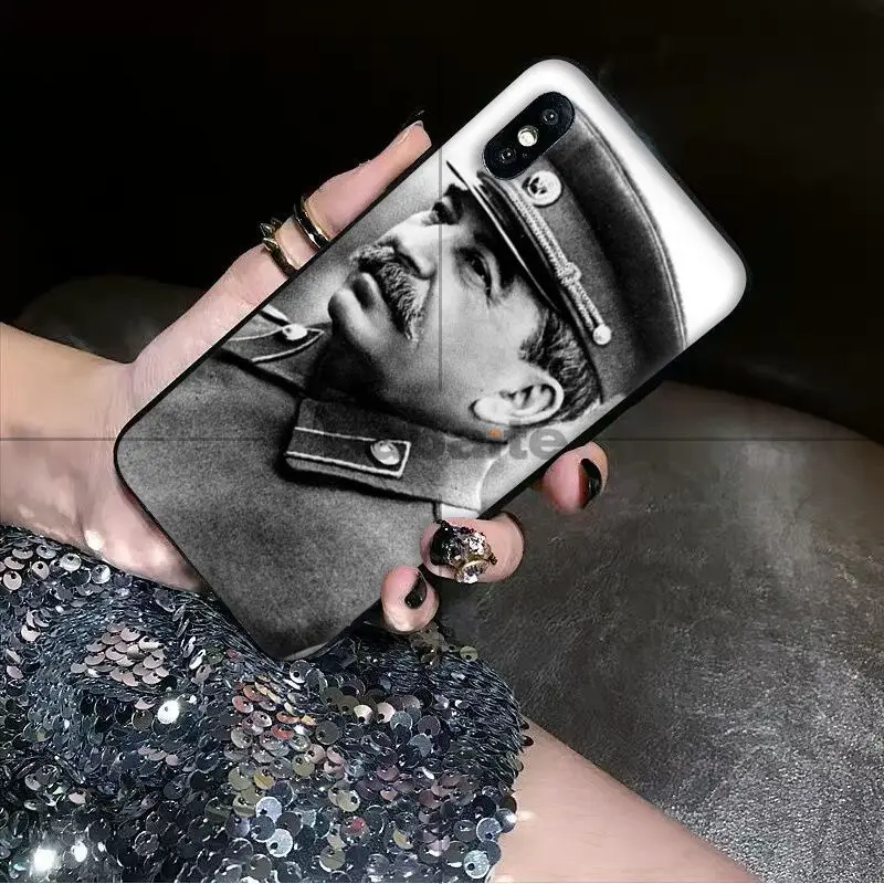 Мягкий силиконовый чехол для телефона из ТПУ с изображением Babaite Сталина, для iPhone X, XS, MAX, 6, 6s, 7, 7 plus, 8, 8 Plus, 5, 5S, SE, XR - Цвет: A10