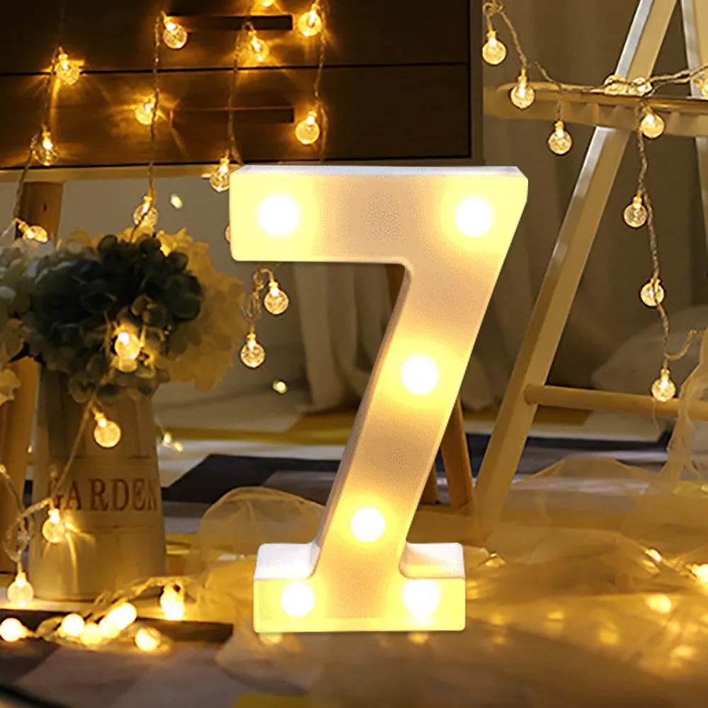 

Alphabet LED Digital Lights Atmosphere Lamp To Spell Name Word For Bar Cafe Wedding Party Alphabet Decoration Night Light#15