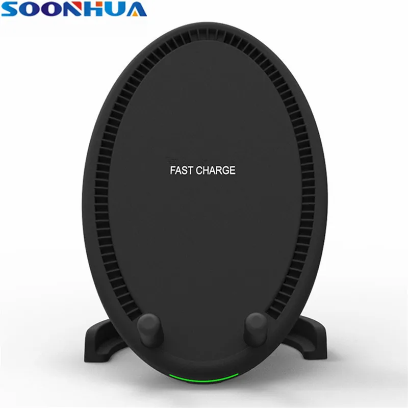 SOONHUA Qi Wireless Charger USB Fast Quick Charging Heat