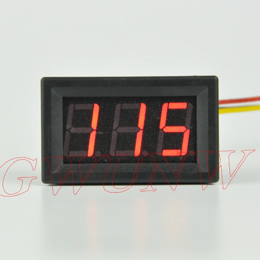 3 битный Цифровой вольтметр GWUNW BY356V DC 0 200V панельный измеритель тестер