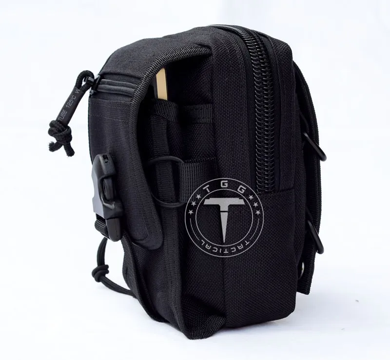 TTGTACTICAL спортивные поясные сумки для кемпинга Molle EDC Военная Тактическая походная поясная сумка для 5," телефона черный/коричневый