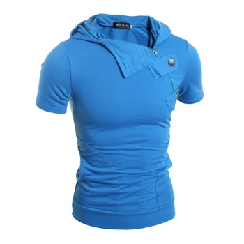 

Hoodies Men 2018 Brand Sweatshirt Mens Short sleeve Hoodies Fashion Hooded Jacket Mens Summer Hoodie Tracksuitst