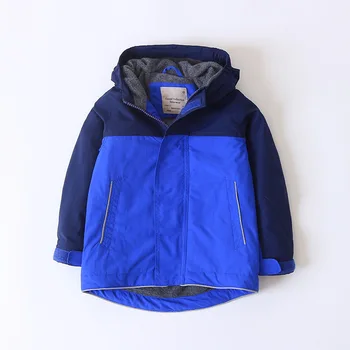 

New spring autumn child kid jacket outwear baby boys girls jackets big boys double-deck windproof waterproof polar fleece jacket