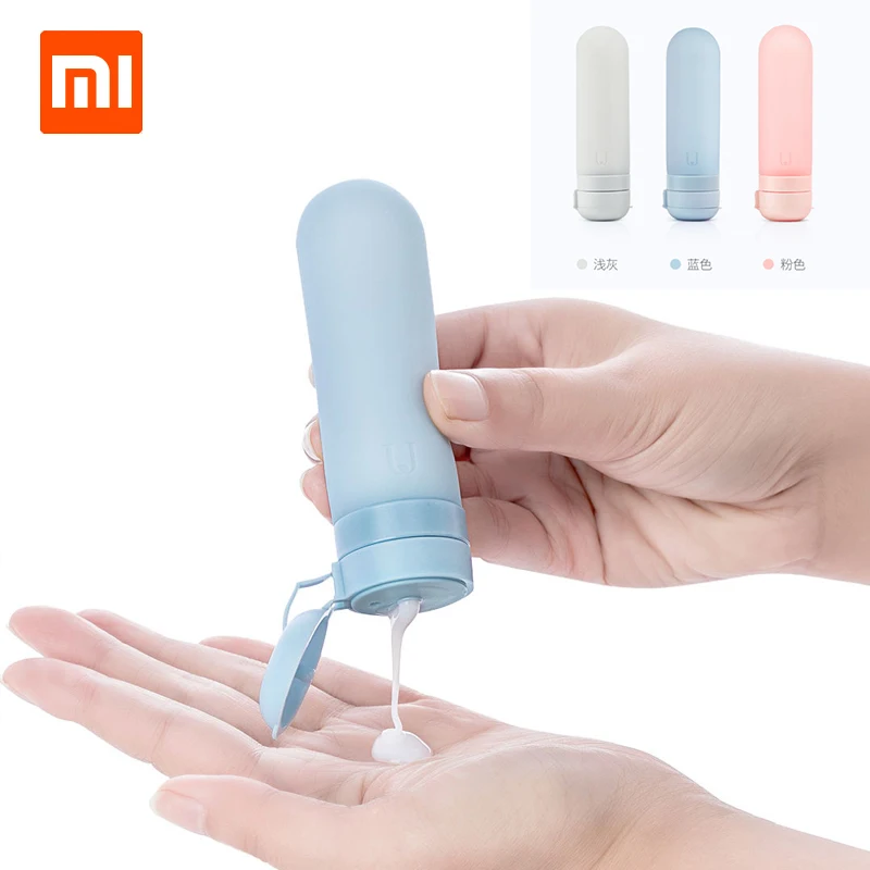 

3Pcs Xiaomi U Travel Sub Bottle Silicone Portable Travel Bottle Food Grade safety silicone travel wash bottle For Family Travel