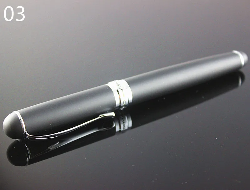 Роскошные Jinhao X750 школьные офисные канцелярские чернила ручка деловая металлическая каллиграфия авторучка чернила(матовый черный