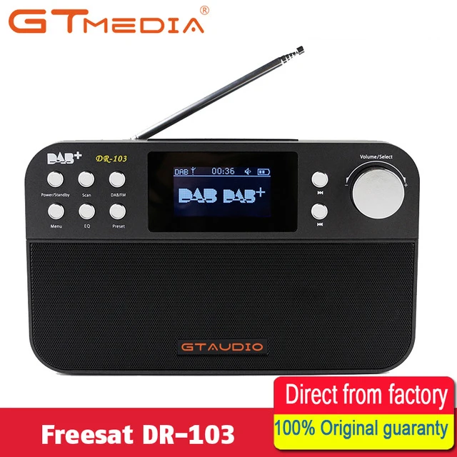 GTMEDIA DR 103 DAB + спутниковый приемник портативный цифровой FM стерео радиоприемник с 2