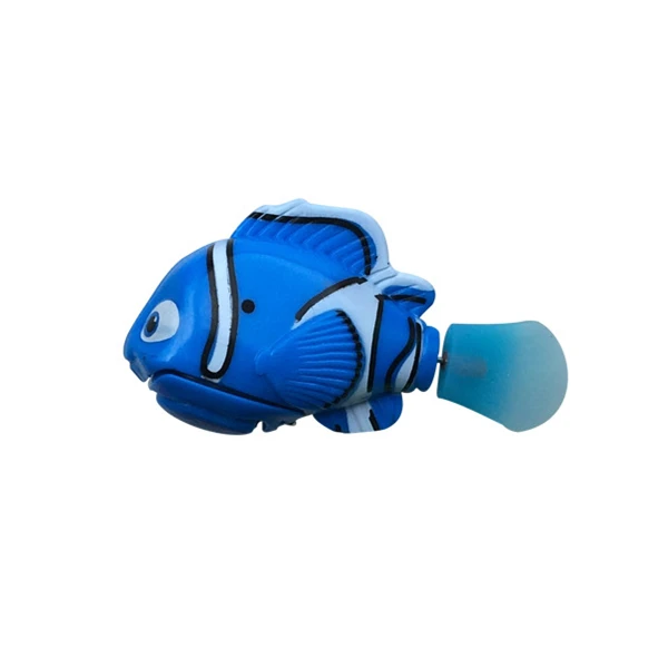 Flash swim ming электронные игрушки для купания для домашних животных, для детей, для ванной, с питанием от аккумулятора, для плавания, роботизированные для украшения аквариума - Цвет: blue nemo