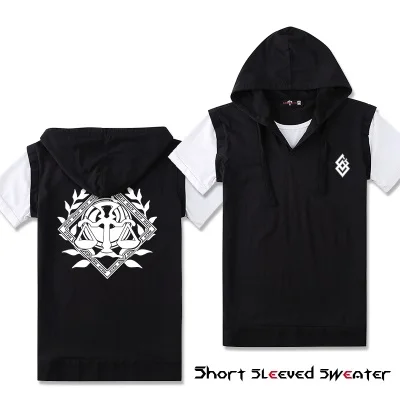 Горячая игра Fate/stay night saber летняя футболка пуловер Hoddies пальто шляпа рубашки модные футболки топы - Цвет: 12