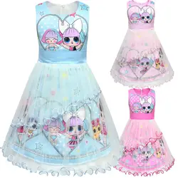 Новое праздничное платье для девочек; одежда принцессы для маленьких девочек; летняя детская одежда; коллекция 2019 года; детское свадебное