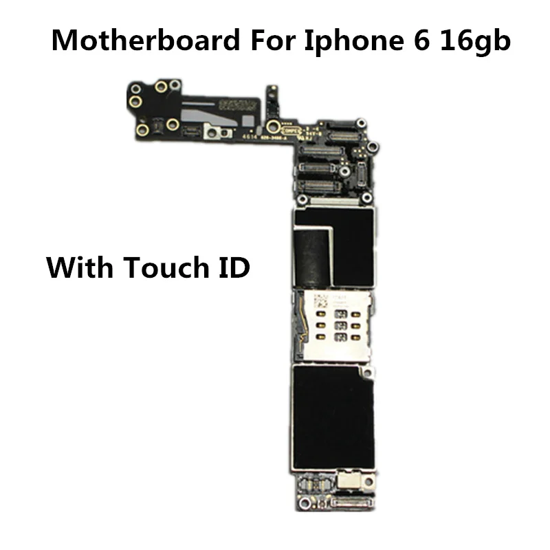 

CIDI 16gb Full Working Unlocked for iphone 6 Motherboard with Touch ID Function Logic Boards with System