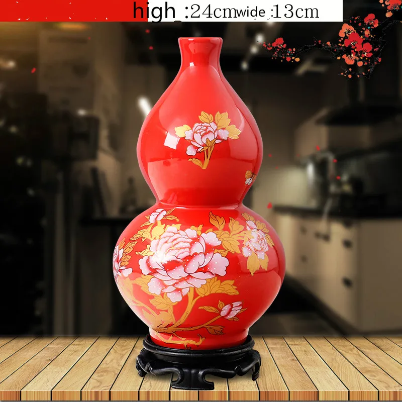 Цзиндэчжэнь керамическая ваза домашнее расположение Цветочная композиция гостиная украшения ремесла композиция G - Цвет: 6