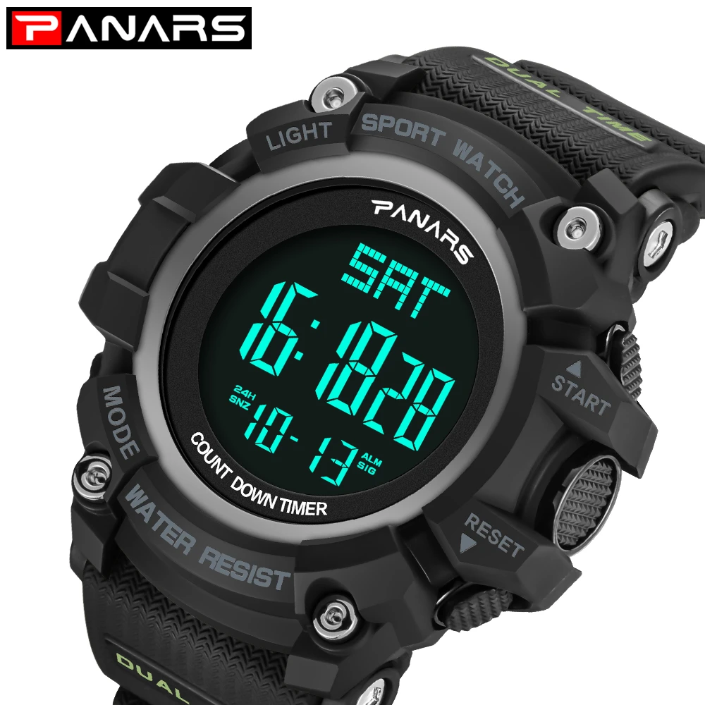 water resistant digital watch