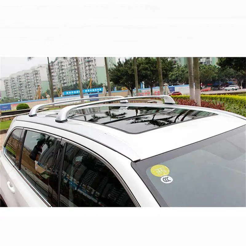 Tonlinker 4 шт. автомобильный Стайлинг алюминиевый сплав поперечная крыша бар багажные стойки/наклейки на крышу для TOYOTA HIGHLANDER Аксессуары