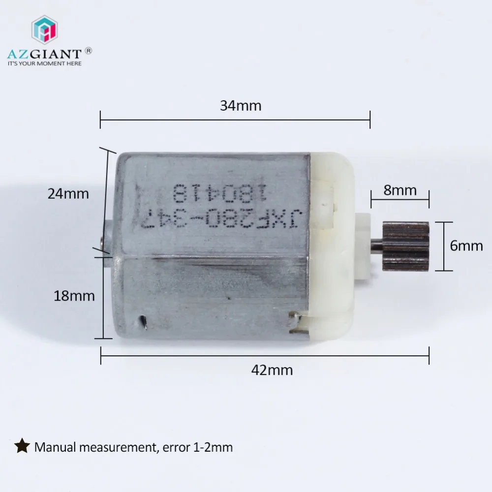 Azgiant 12 в 11 зубьев DC F280 автомобильный замок багажника мотор JXF280-347 для Ford OPEL Vectra S привод заднего замка хэтчбек 1020538 шестерня