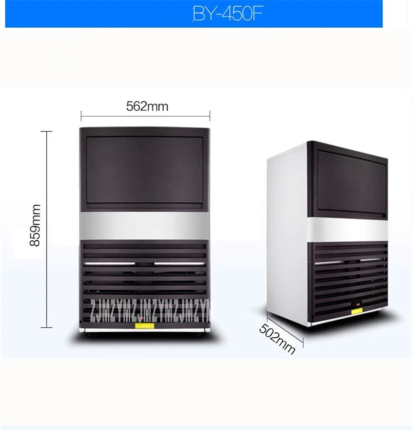 By-450f 220-240 В коммерческих льда чаепитие Мороженое магазин с автоматический льдогенератор магазин 45 кг/24 h один Ice time15-20 минут