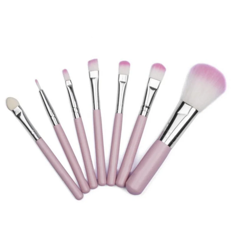 

7pcs/set Professional Soft Cosmetics Pink Makeup Brushes Tool Powder Eyeshadow Set