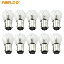 FEELDO 50 шт. 24 В 1157 BA15D P21/5 Вт S25 автомобиль ясно Стекло лампы тормозного лампа грузовик автобус Индикатор галогенная лампа# AM1690