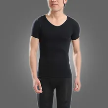 Мужская, с коротким рукавом тонкий дышащий корсет для бодибилдинга колготки высокая эластичность укрепляют брюшную талию пресс Формирователи