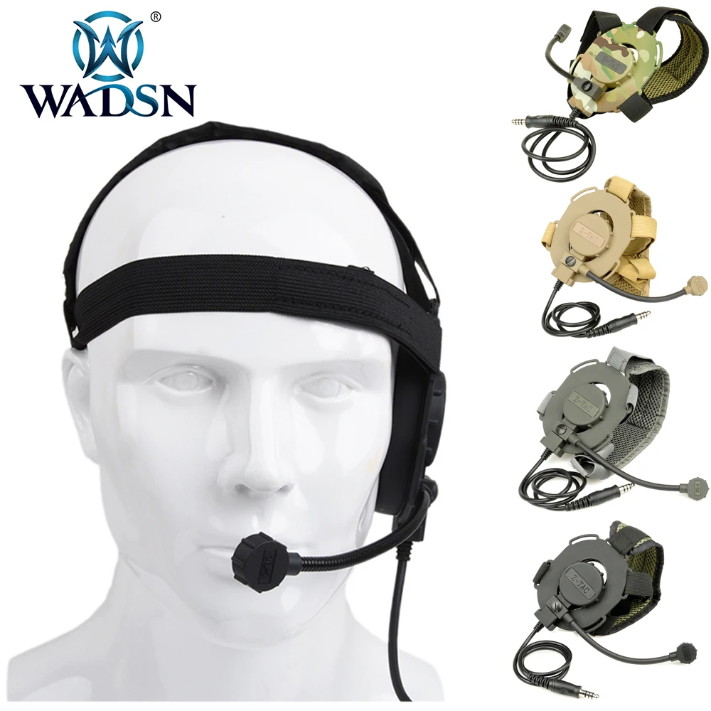 

EMS OR DHL Tactical Bowman Evo III Military Plug Removable Microphone Soft Headband Headset Hunting Unilateral Headphones WZ029