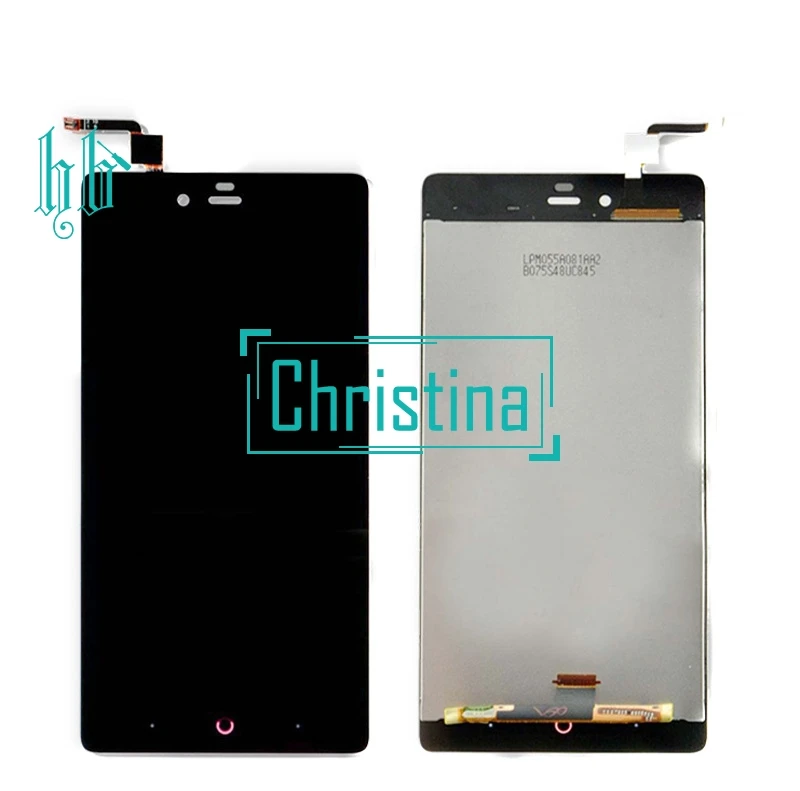 

HH 1pcs NX510J LCD screen For ZTE Nubia Z9 Max NX510J LCD Display with Touch Screen Digitizer Assembly free shipping with tools