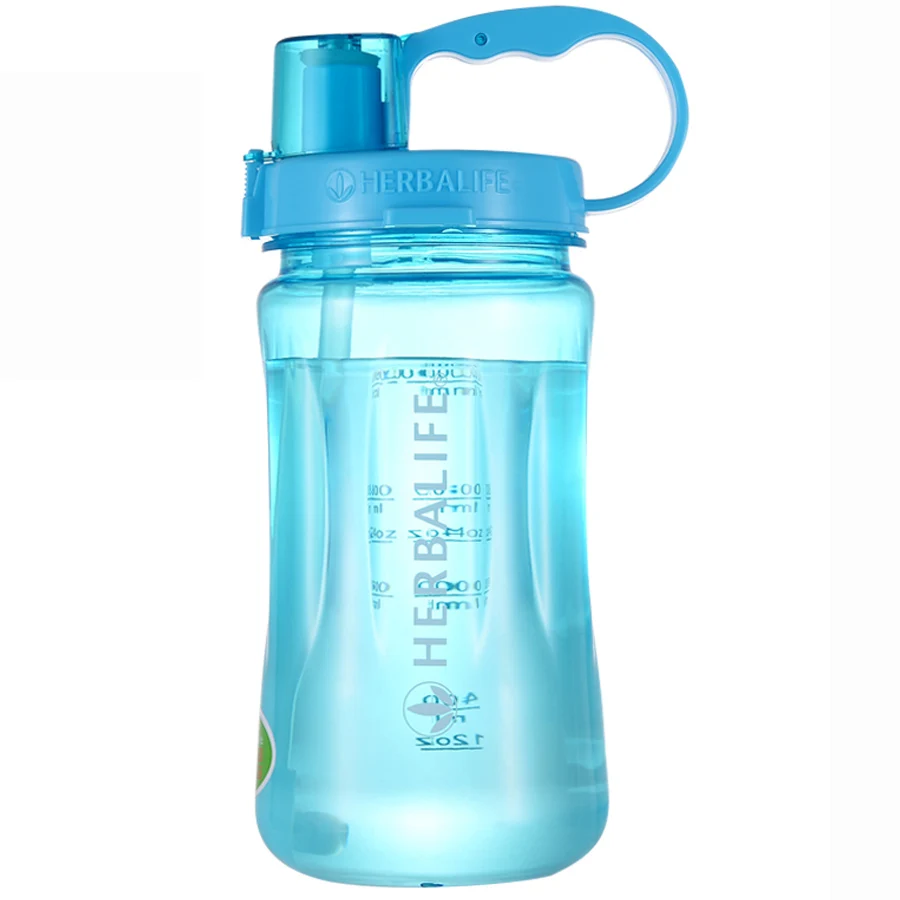 800 мл розовый зеленый синий добавки herbalife Спортивная походная бутылка для воды - Цвет: blue 1000ml