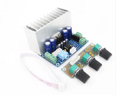 XH M342 AC DC12 20W 2 30W PBTL TDA7377 super bass 2 1 channel power font