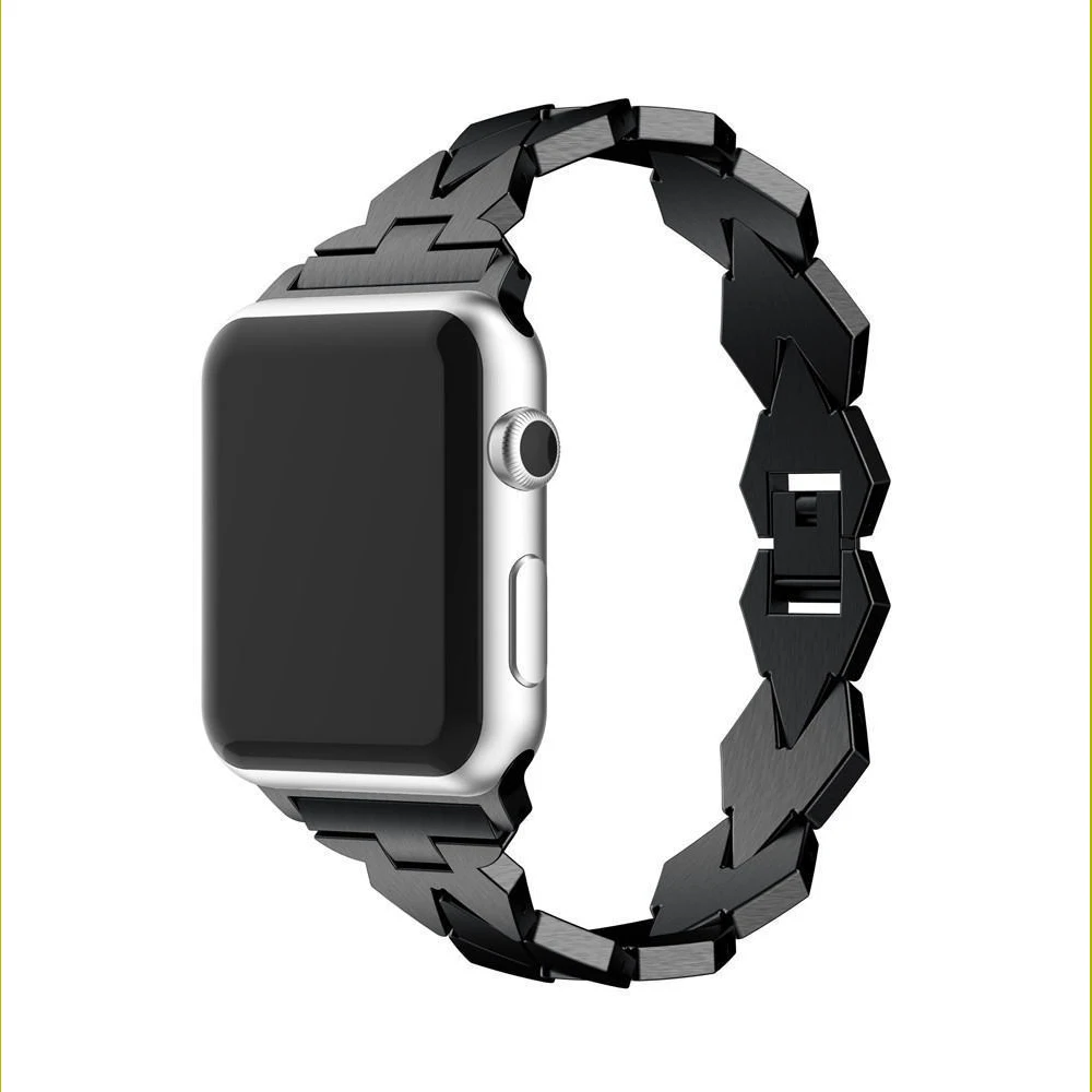 UIENIE Новый женский ремешок для часов Apple Watch band 38 мм/42 мм регулируемый ремешок из нержавеющей стали для iwatch серии 3 2 1 браслет