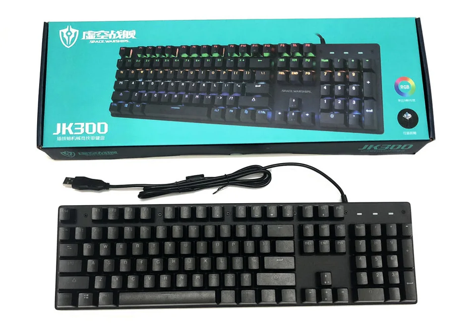 JK300 USB Wired Gaming Keyboard Mechanical  (8)