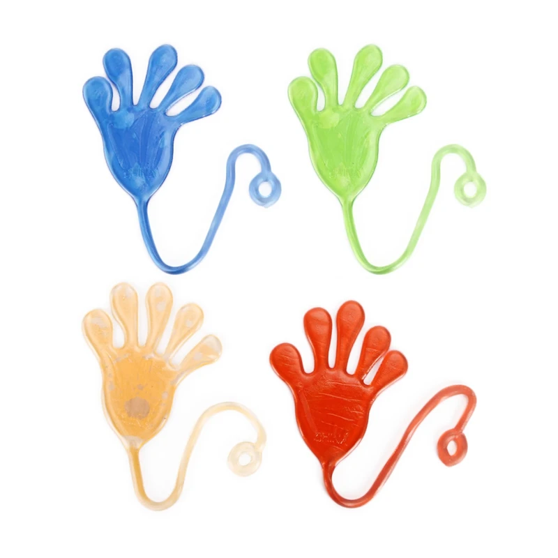 

Creative Kids Party Supply Favors Multi-color Mini Sticky Jelly Stick Slap Squishy Sticky Hands Toy
