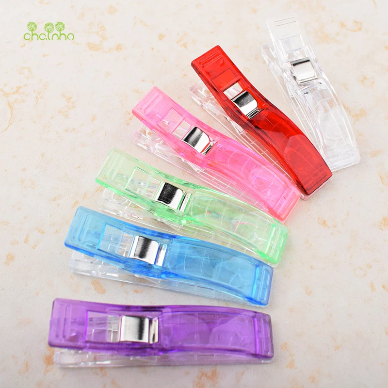 

Chainho,Random,Colorful Plastic,Long Tail Clips For DIY Sewing,Positionin Handmade,Office Binding Tools,Accessory,5.6*1.1*1.8CM