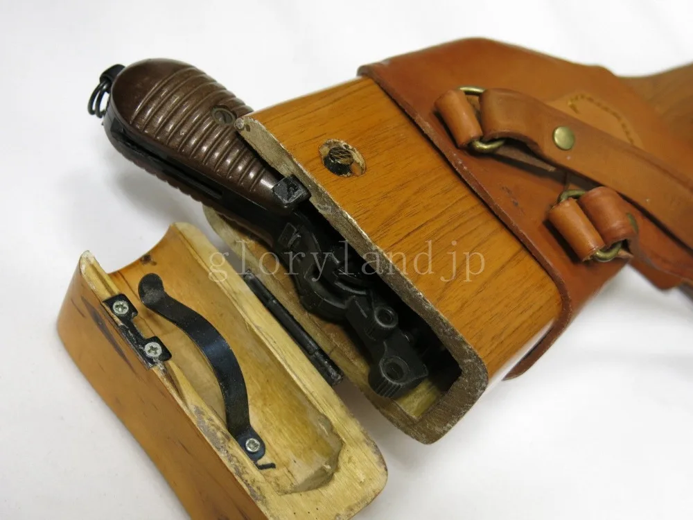 GERMAN ARMY MAUSER BROOMHANDLE C96/M712 STOCK HOLSTER