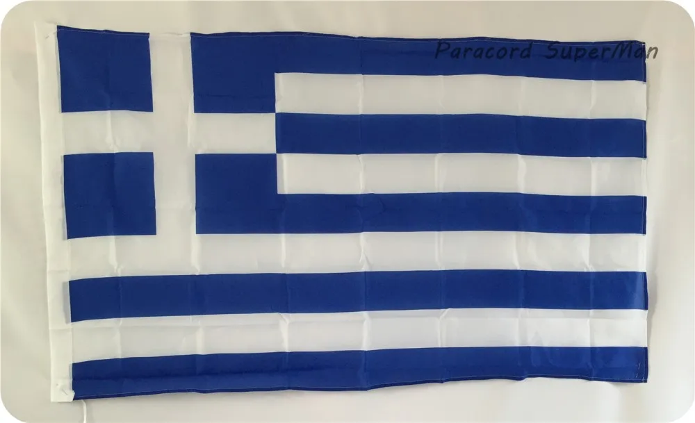Греческий флаг 3ft x 5ft подвесной флаг из полиэстера Греция Национальный флаг баннер наружный внутренний 150x90 см для торжества большой флаг