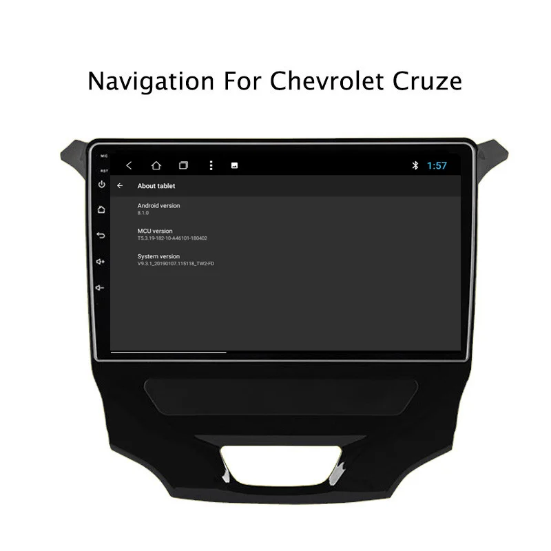Perfect NAVITOPIA 9inch 2G RAM 32G ROM Android 8.1 Car DVD Multimedia GPS Navigation for Chevrolet Cruze 5