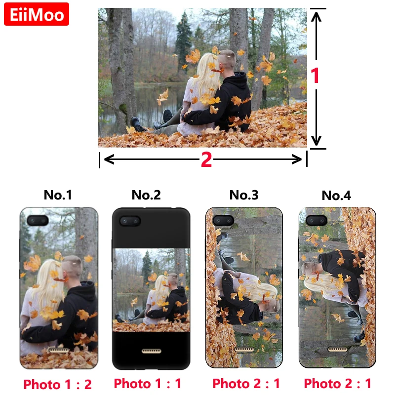 Чехол для телефона EiiMoo Xiaomi Redmi 6A 4A 7A 4X 5 Plus S2 Y2 K20 9T Pro сделай сам фото Xiomi Note 6