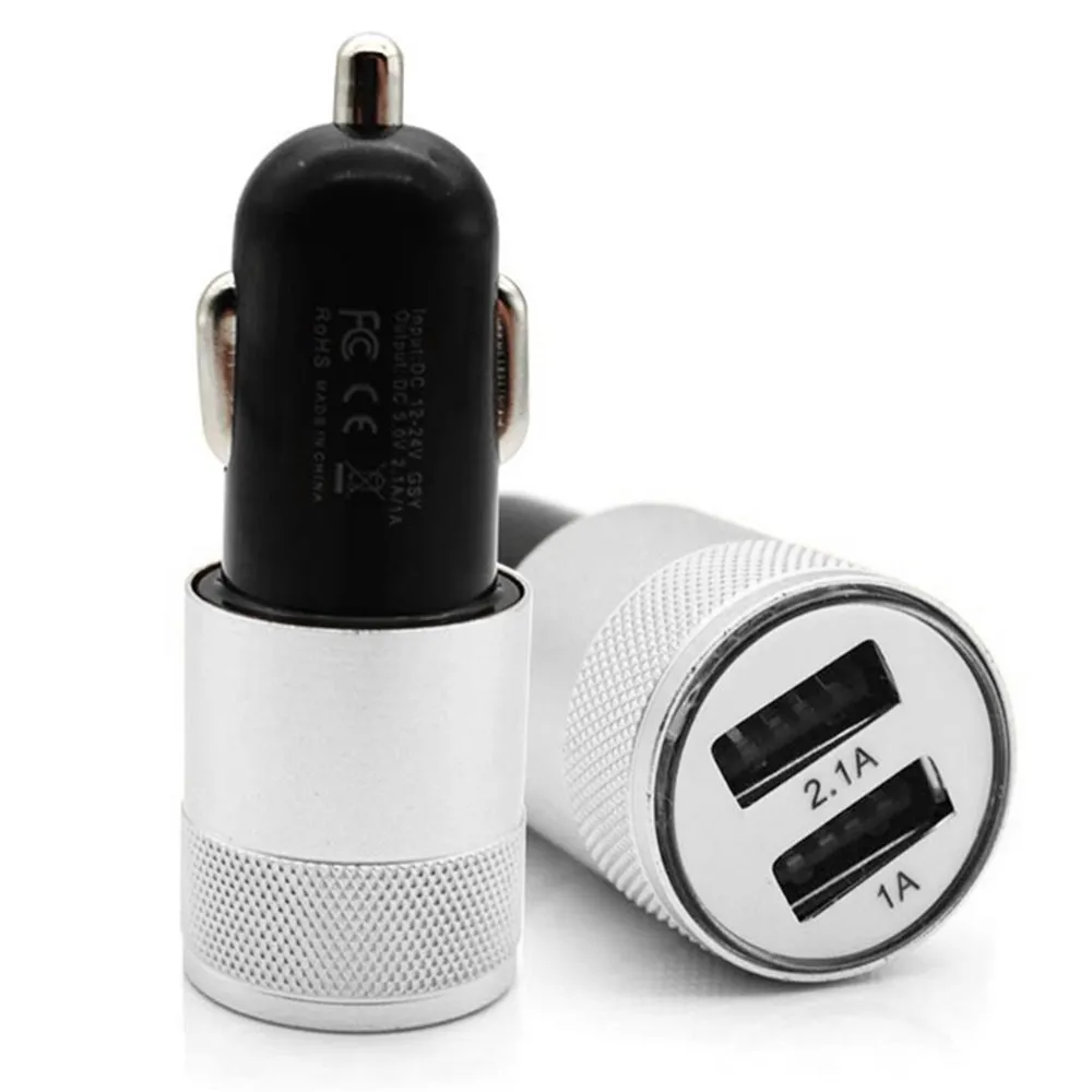 Usb зарядное устройство 5V 3.1A мини двойной 2 Порт USB Автомобильное адаптер для