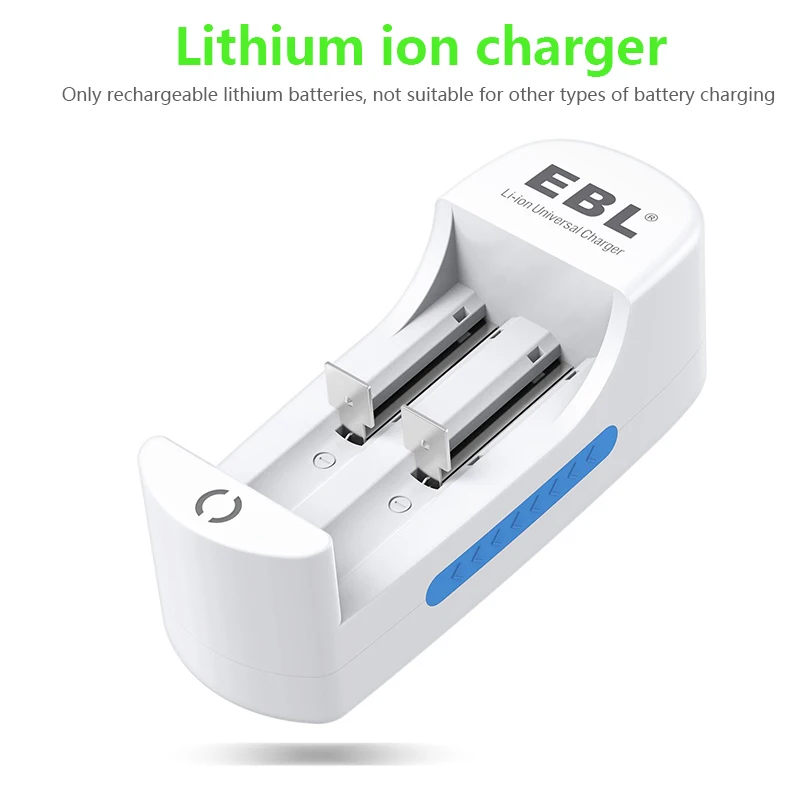 EBL Dual Charger For Multi 18650 26650 14500 16340 AA AAA C Rechargeable Battery