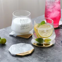 Канцелярские принадлежности, офисные принадлежности, школьные принадлежности, нескользящая Роскошная подставка, настольная мраморная керамическая подставка, подстаканник, коврики для напитков, кружка H