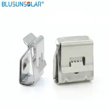 1000pcs/lots quality 304 solar PV cable clips,very tight for cable to stick panel