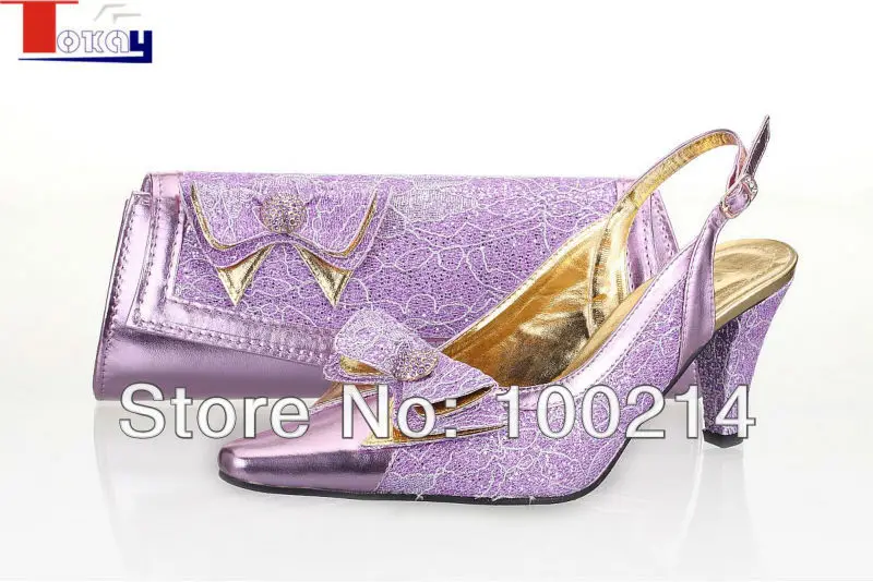 FREESHIPPINGitalydesignshoeandbagsetladyPUmatchingshoeand