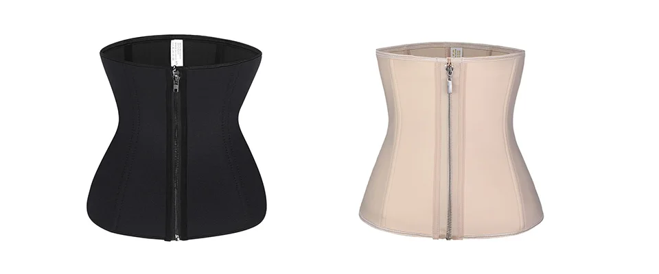Neoprene Waist Trainer Corset Double Control Waist Shaper Underbust Corsets Steel Boned Back Support Body Shaper                (7)