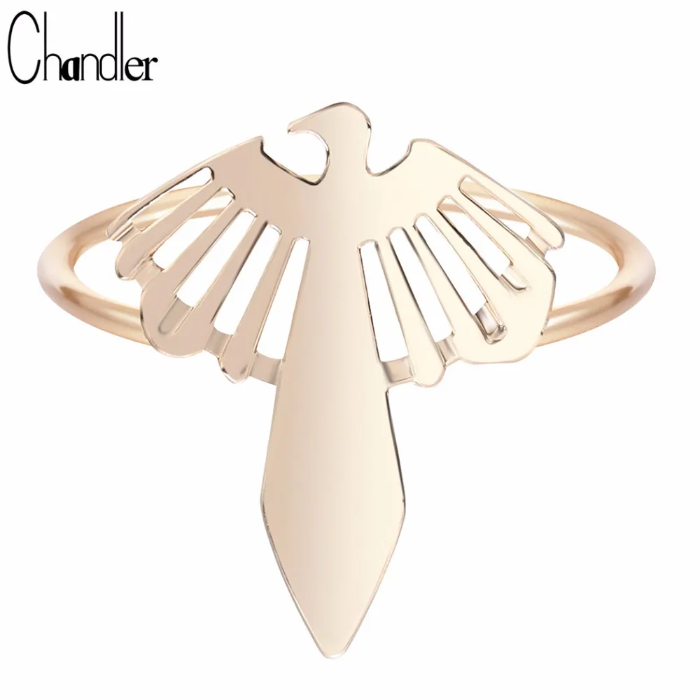 Chandler 2017 Brand Inca Falcon Ring Eagle Bird Charm Bague