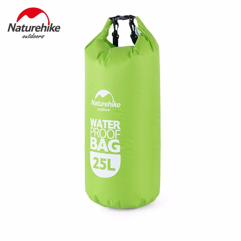 Naturehike 15l 25l Силиконовый прочный Сверхлегкий Открытый путешествия рафтинг отдых Пеший Туризм Одежда заплыва Водонепроницаемый мешок сухой мешок