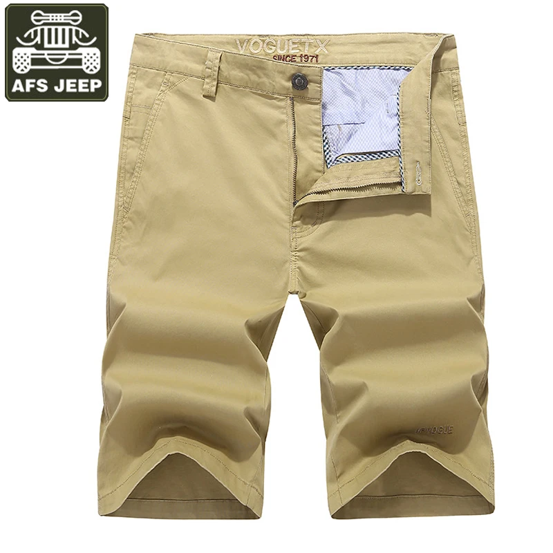 AFS JEEP брендовые шорты мужские летние мужские шорты хлопок средняя талия мульти-карманы бермуды Masculina плюс размер 44 пляжные шорты мужские