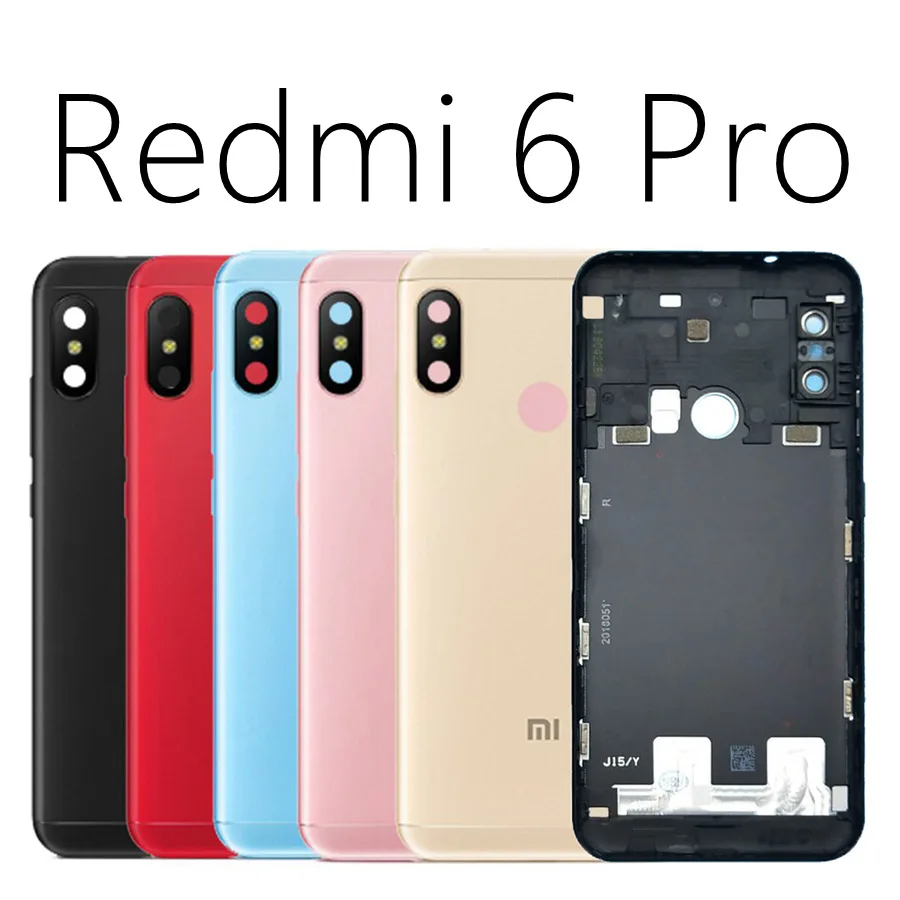 

xiaomi Redmi 6pro 6 pro Battery Cover Replace Battery Cover Back Housing sim card Holder Tray Card Slot Rapid transportation