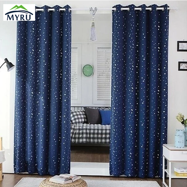 1 Panneau Oeillets Top Marine Étoiles Rideaux pour les Enfants ... 1 Panneau Oeillets Top Marine Étoiles Rideaux pour les Enfants ...