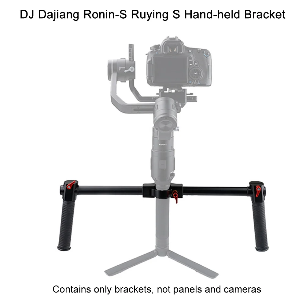 

Accessories Gimbal Grip Photography Camera Handheld Handle Bar Aluminum Alloy Dual Handle Stabilize Professional For Ronin S