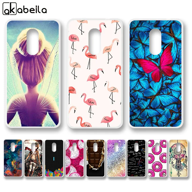 Goede AKABEILA Soft TPU Ingericht Gevallen Voor TP LINK Neffos X1 Lite Case TP904A TP904C 5.0 inch Nutella Flamingo Tetris Geschilderd Shell tas