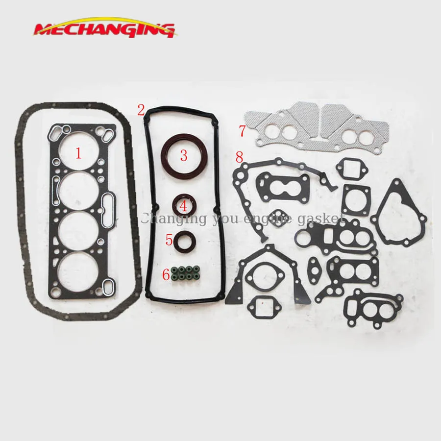 

For HYUNDAI S COUPE LANTRA PONY LANTRA I G4DJ G15B 4G15/8V Engine Rebuilding Kits engine seal gasket MD997113 50121300