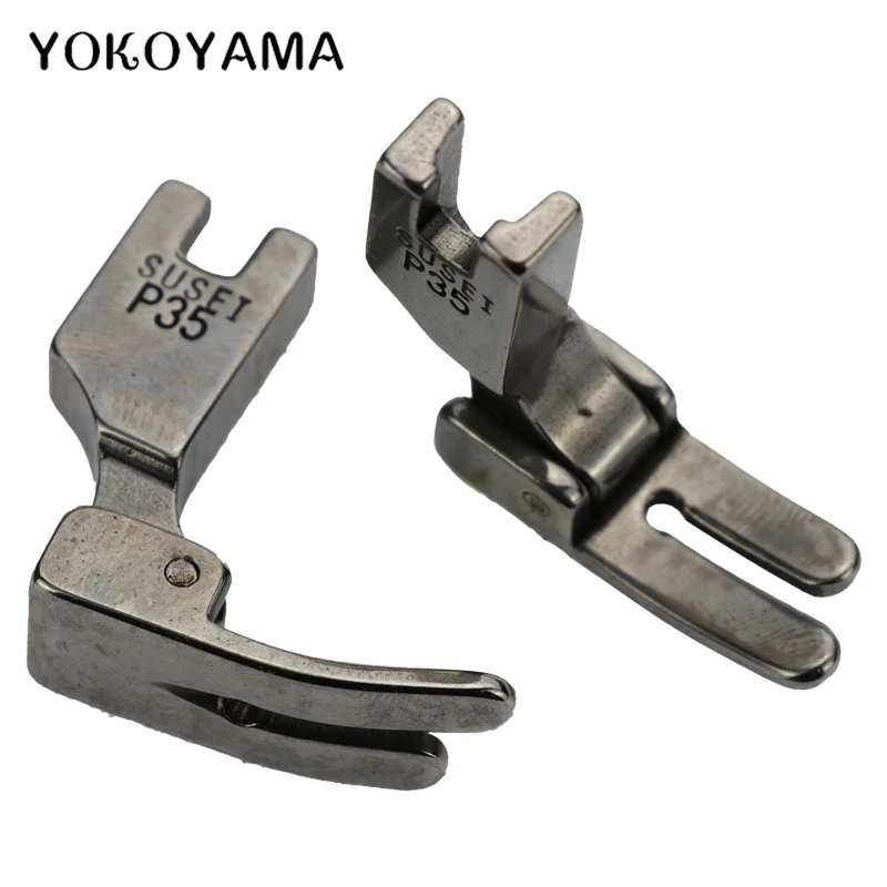

YOKOYAMA Standard Hinged Plain Presser Foot P35 Flat Tail Pressure Foot 24983 Universal Industrial Sewing Machine Parts